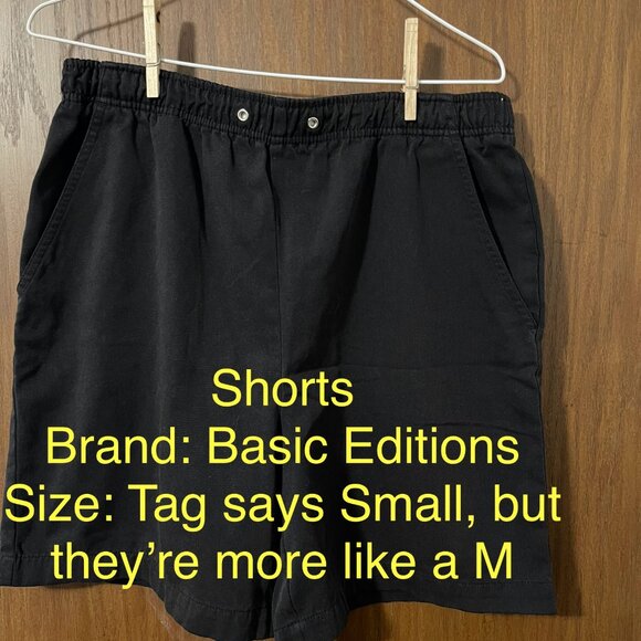 Basic black shorts - Picture 1 of 1